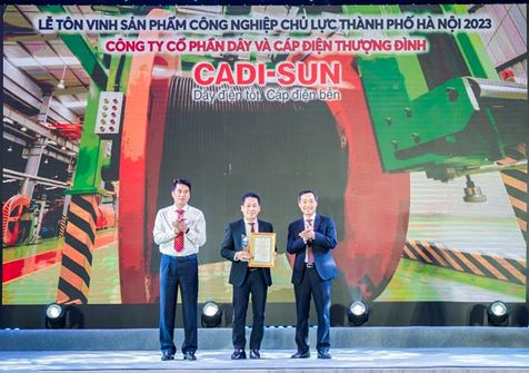CADI-SUN tự hào chặng đường 16 năm là sản phẩm CN chủ lực TP Hà Nội 