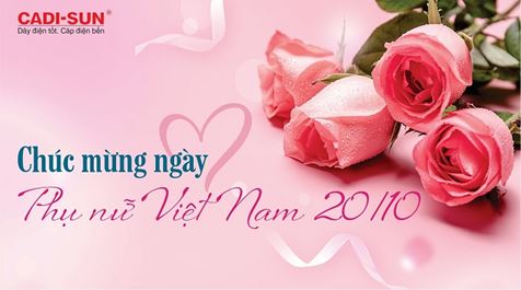 Thư chúc mừng ngày Phụ nữ Việt Nam của Tổng Giám đốc