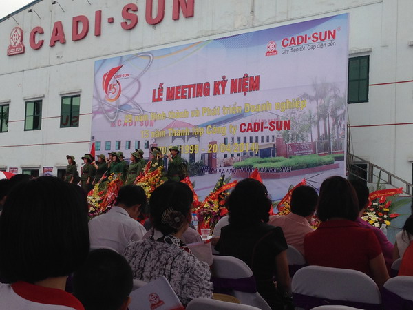 CADI-SUN tổ chức meeting kỷ niệm 15 năm thành lập