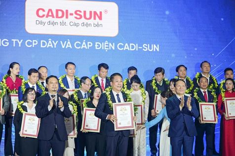 CADI-SUN lần thứ 10 liên tiếp nằm trong Top 500 doanh nghiệp lớn nhất VN