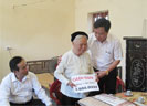 CADI-SUN presented gifts to families of preferential policy on the war invalids and martyrs’ day (27th July 2012)