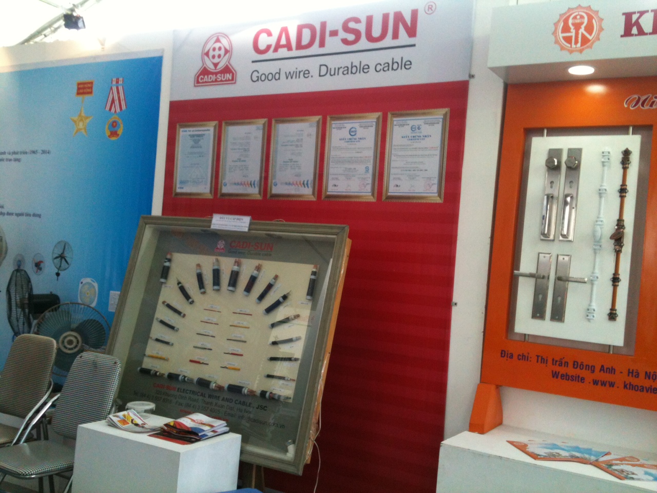 CADI-SUN take part in Exhibition on Economic - Cultural - Social Achievements of Hanoi over 69 years